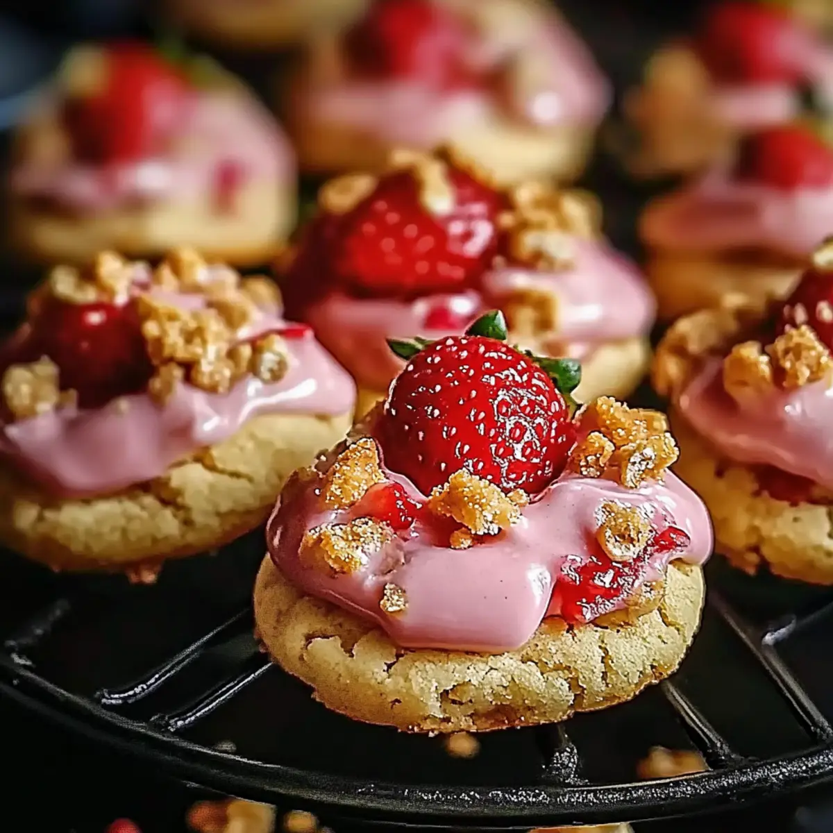 Strawberry Crunch Cookies