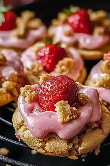 Strawberry Crunch Cookies