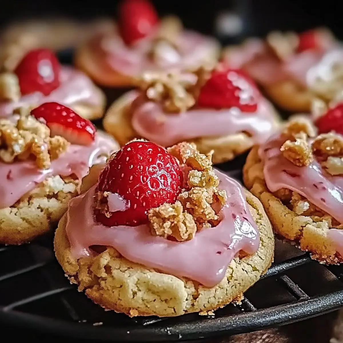 Strawberry Crunch Cookies