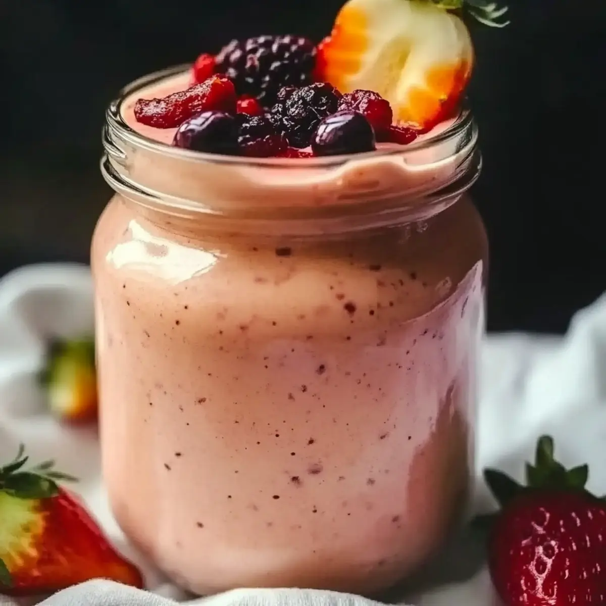 Strawberry Date Smoothie