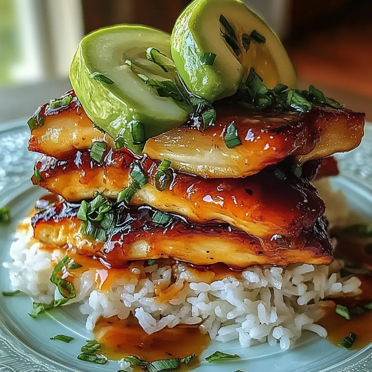Tangy Honey Lime Chicken Stack