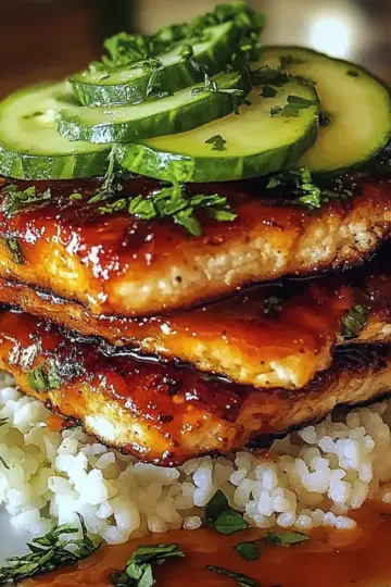Tangy Honey Lime Chicken Stack