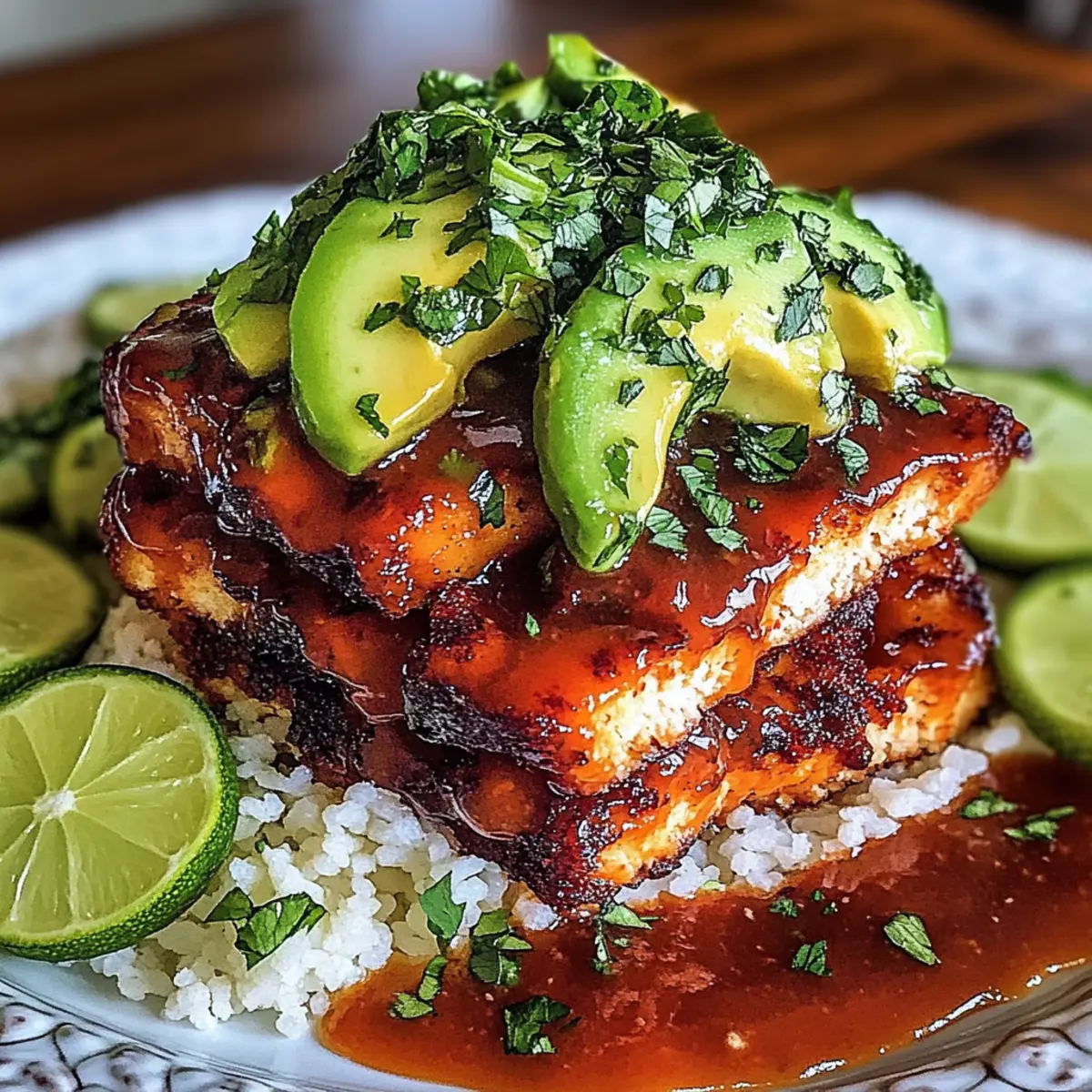 Tangy Honey Lime Chicken Stack