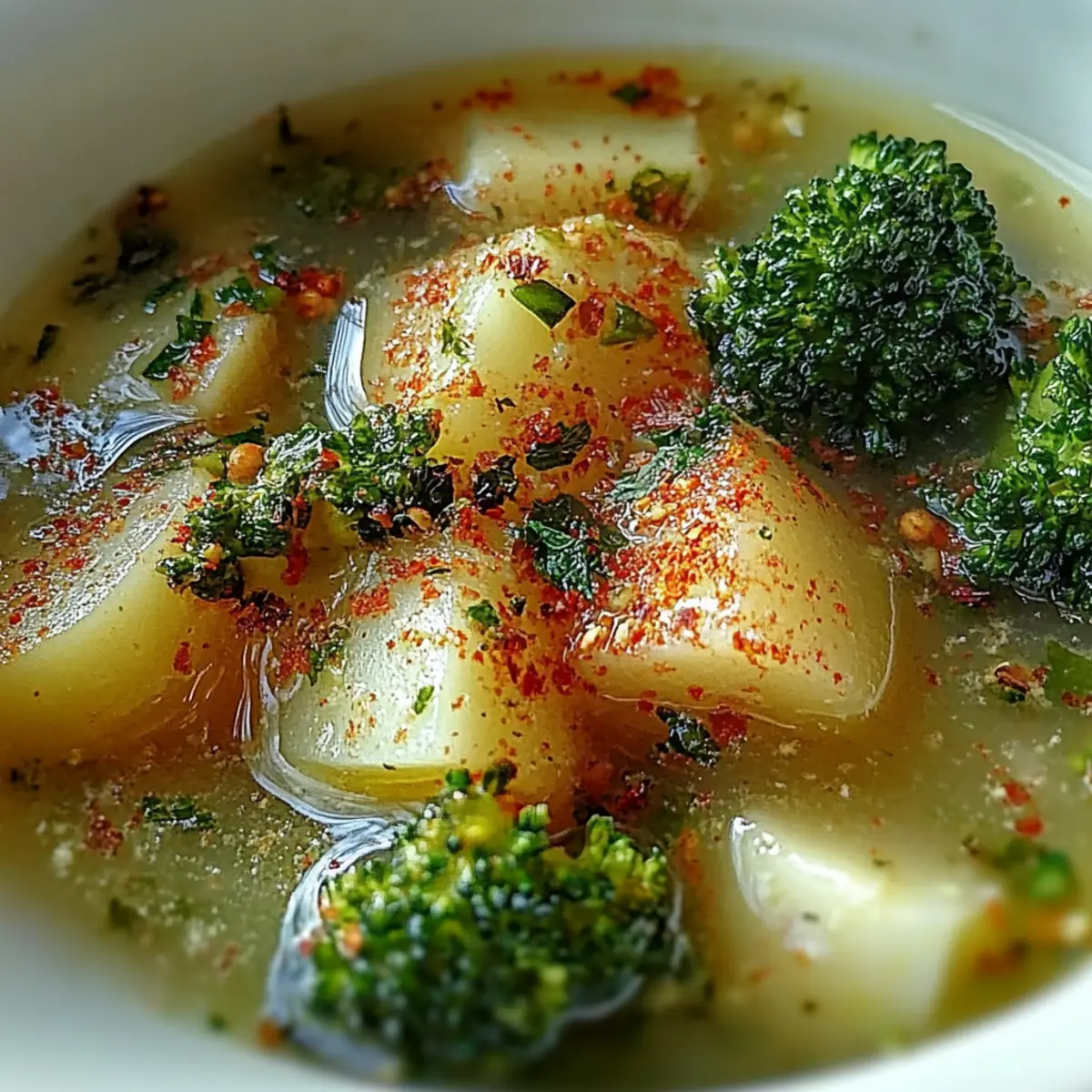 Traditional Italian Broccoli Soup