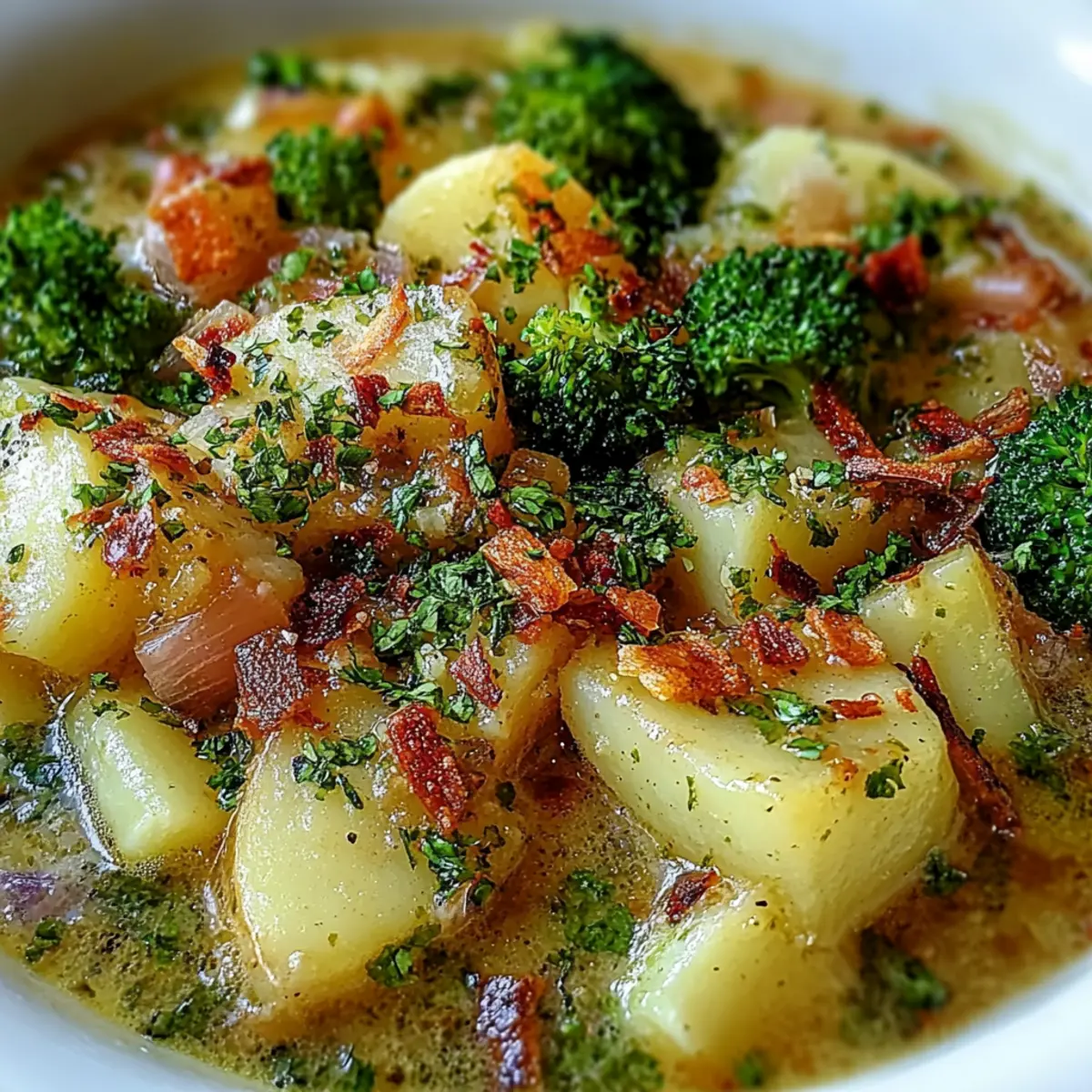 Traditional Italian Broccoli Soup