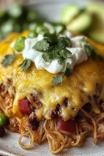 Turkey Enchilada Spaghetti Squash