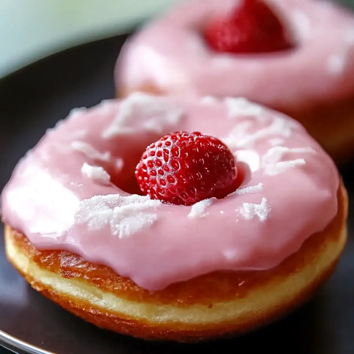 Valentine's Day Strawberry Donuts