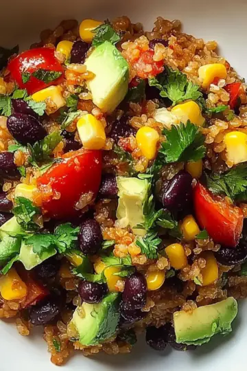 Vibrant Tex Mex Quinoa Salad