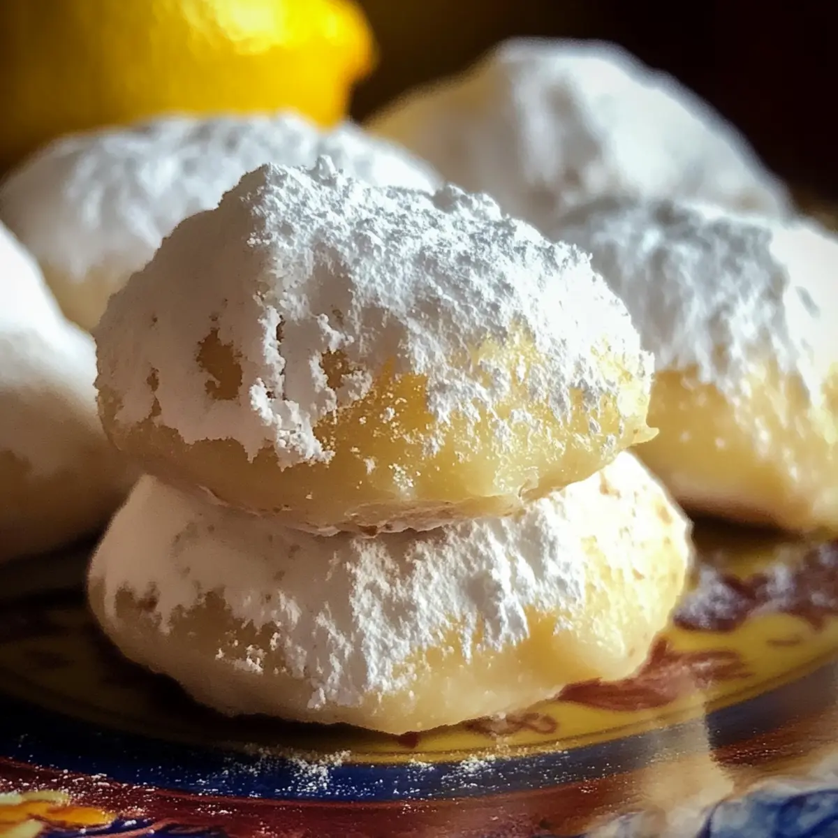 Zesty Lemon Meltaway Cookies