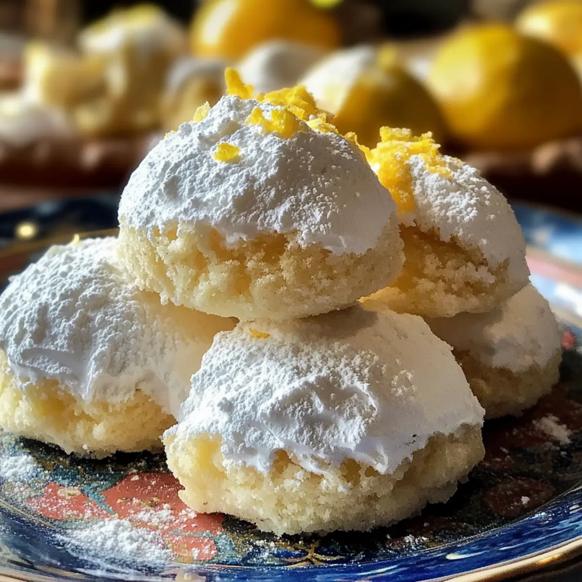 Zesty Lemon Meltaway Cookies
