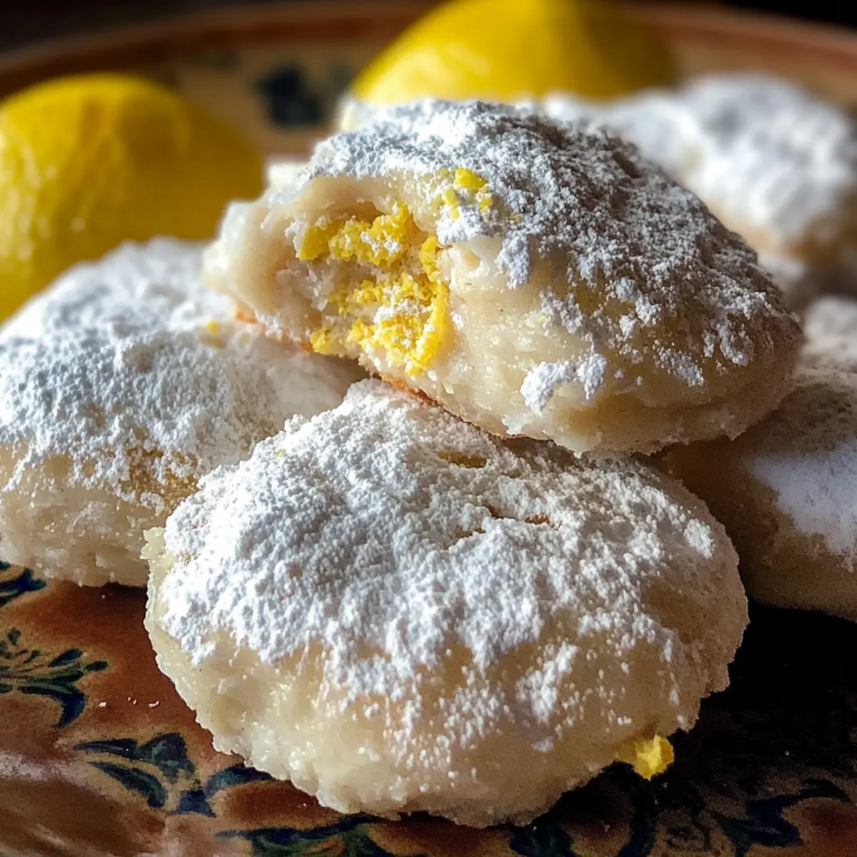 Zesty Lemon Meltaway Cookies