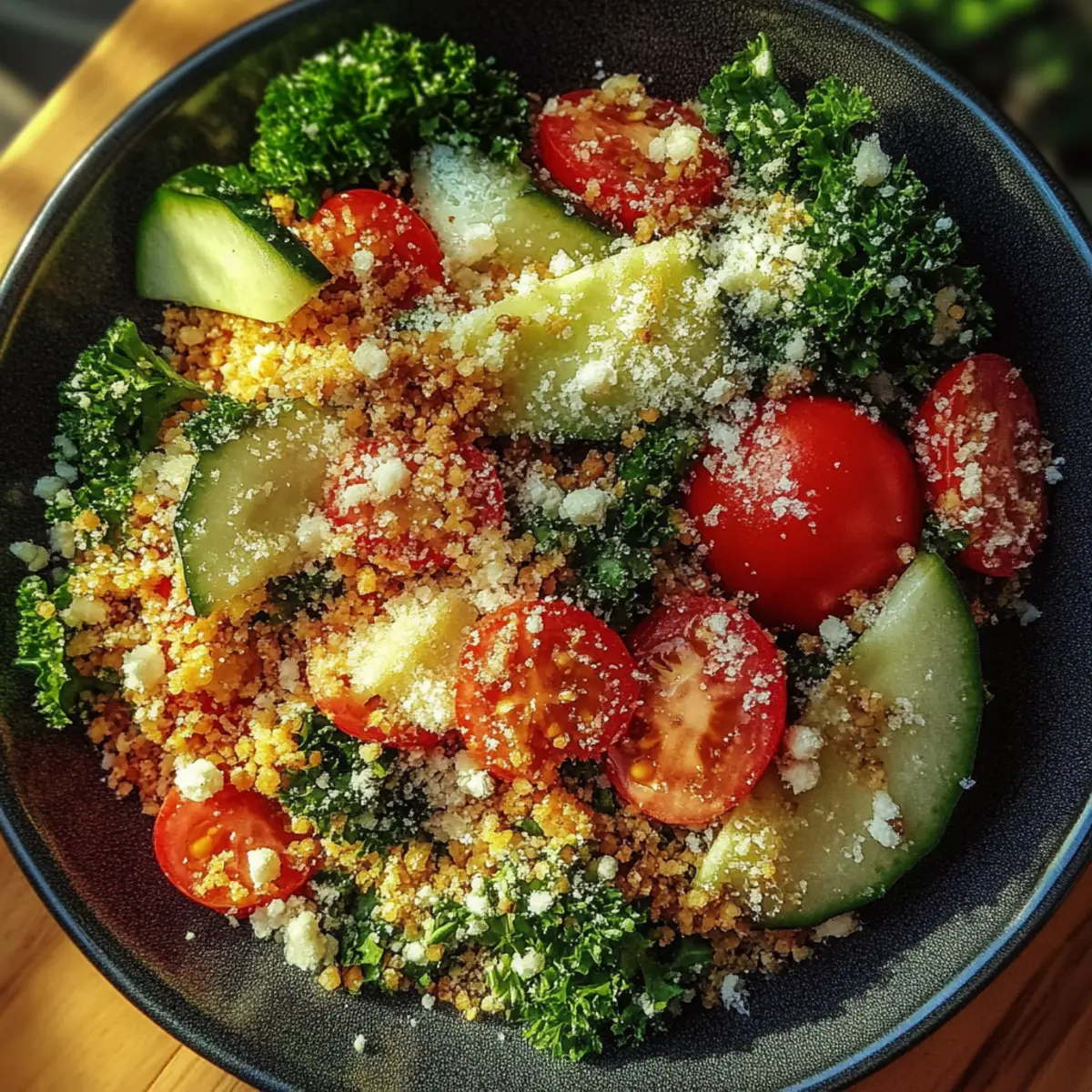 Zesty Quinoa and Kale Salad with Avocado Dressing