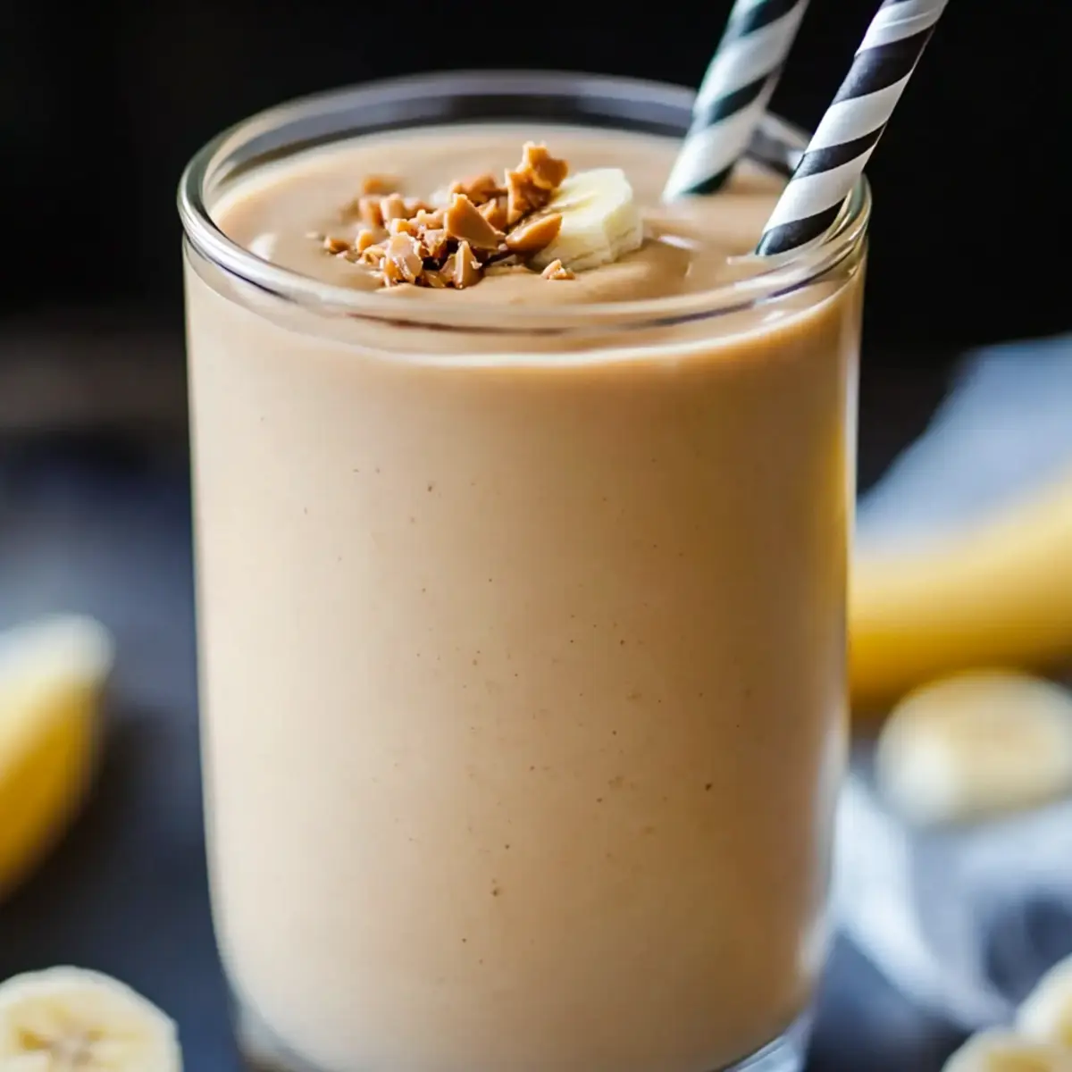 3-Ingredient Peanut Butter Banana Smoothie