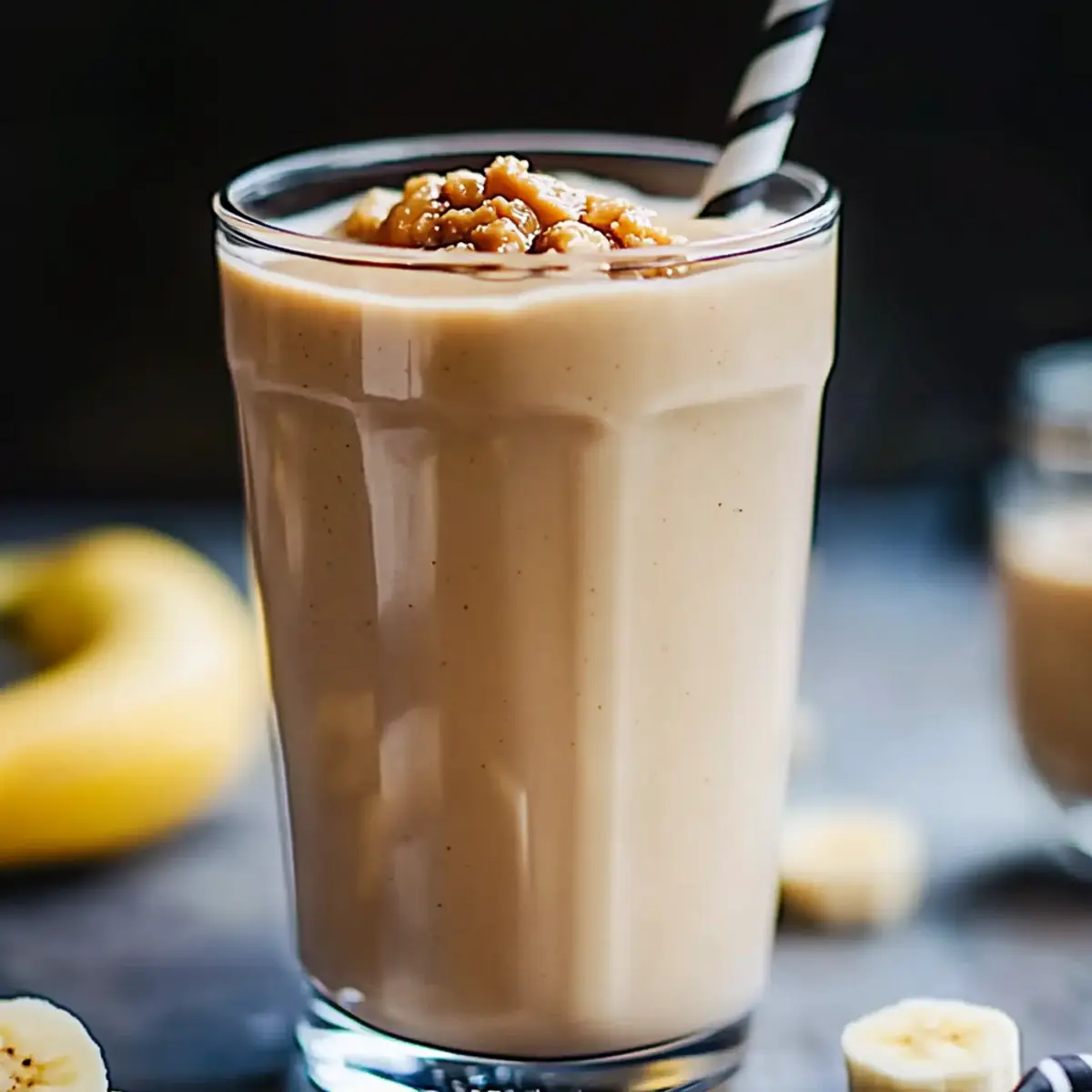 3-Ingredient Peanut Butter Banana Smoothie