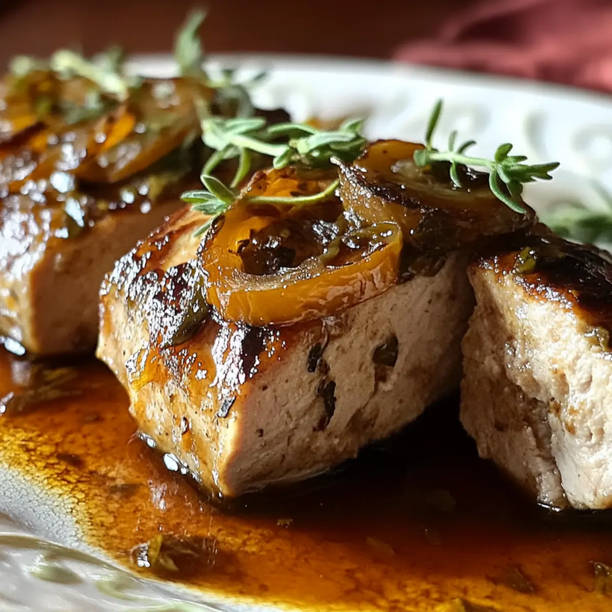 Applesauce Pork Tenderloin