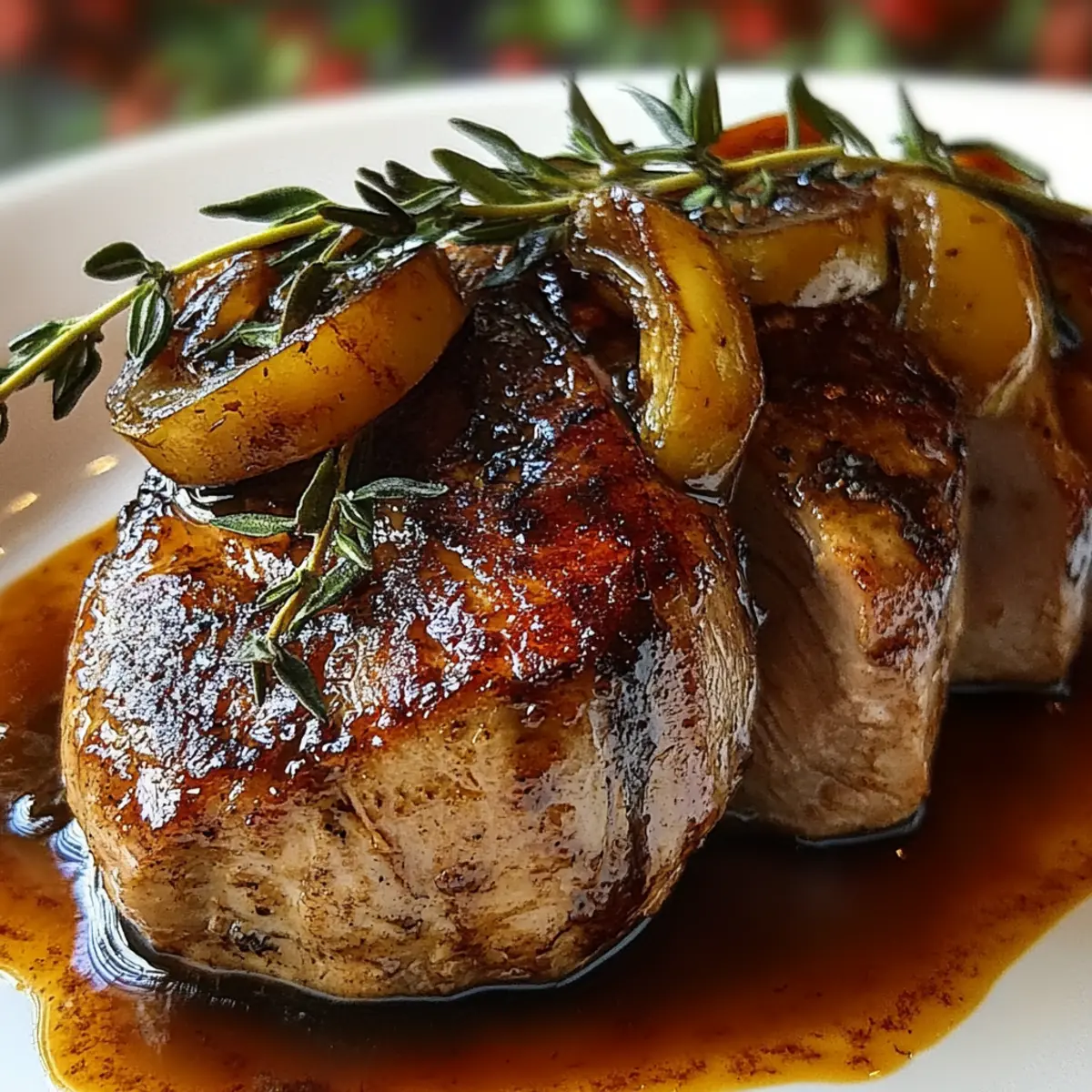 Applesauce Pork Tenderloin