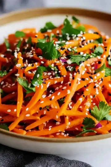 Asian Raw Carrot Salad