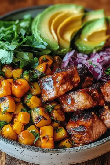 BBQ Chicken Sweet Potato Bowl