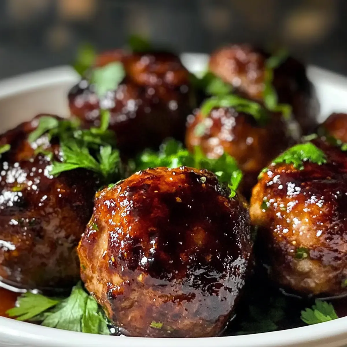 Baked Juicy Smoky Chipotle Meatballs