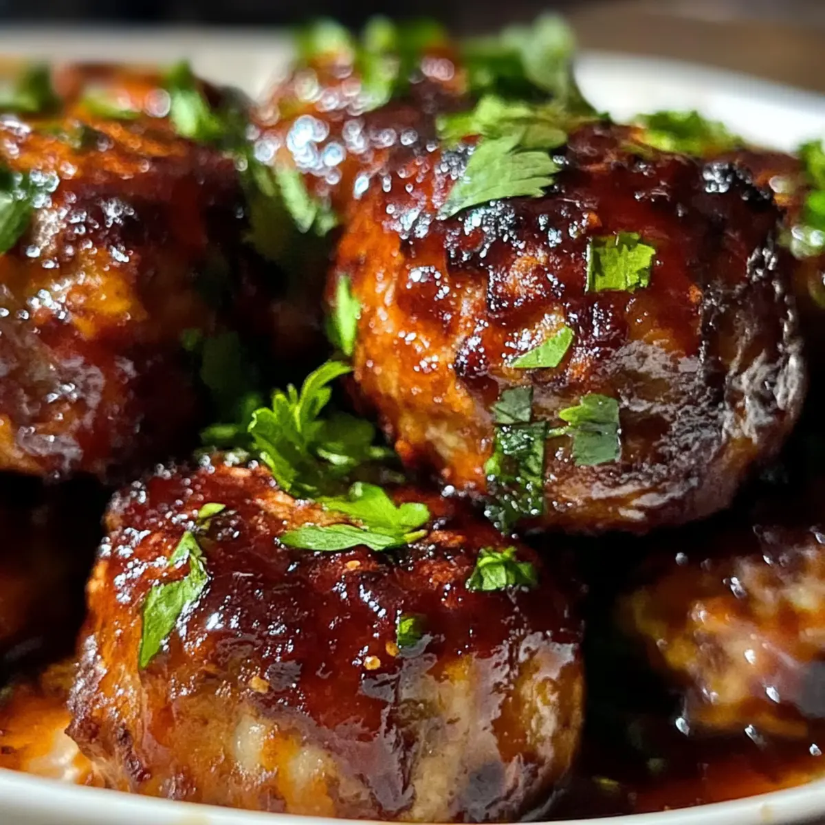 Baked Juicy Smoky Chipotle Meatballs