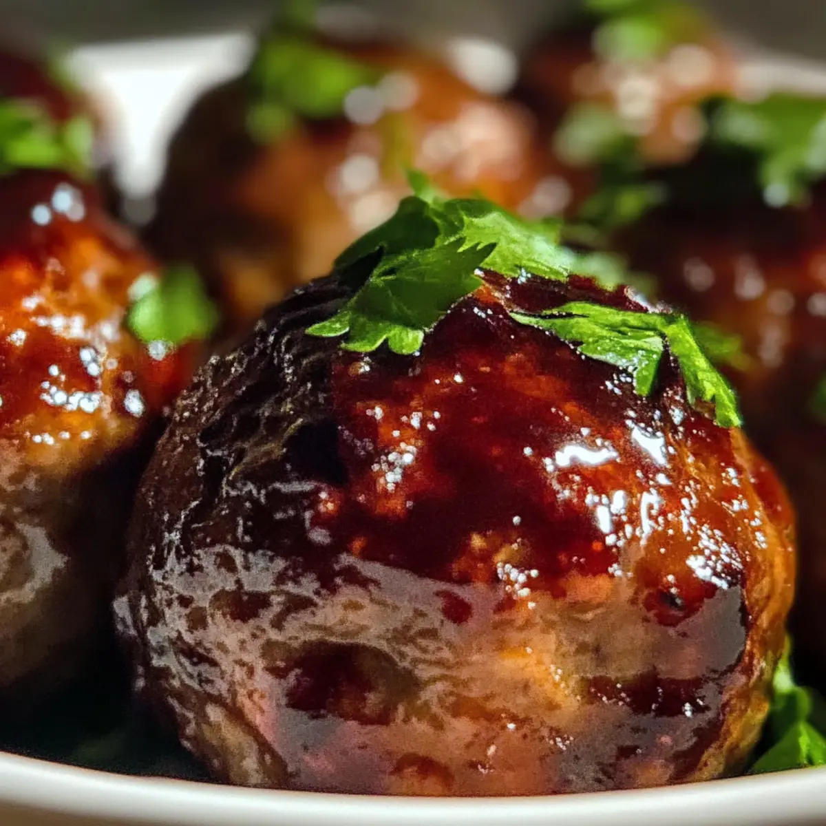 Baked Juicy Smoky Chipotle Meatballs