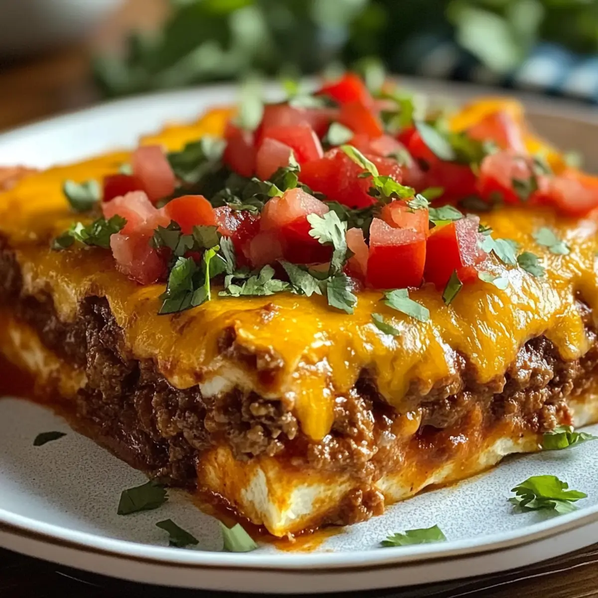 Beef Enchilada Casserole