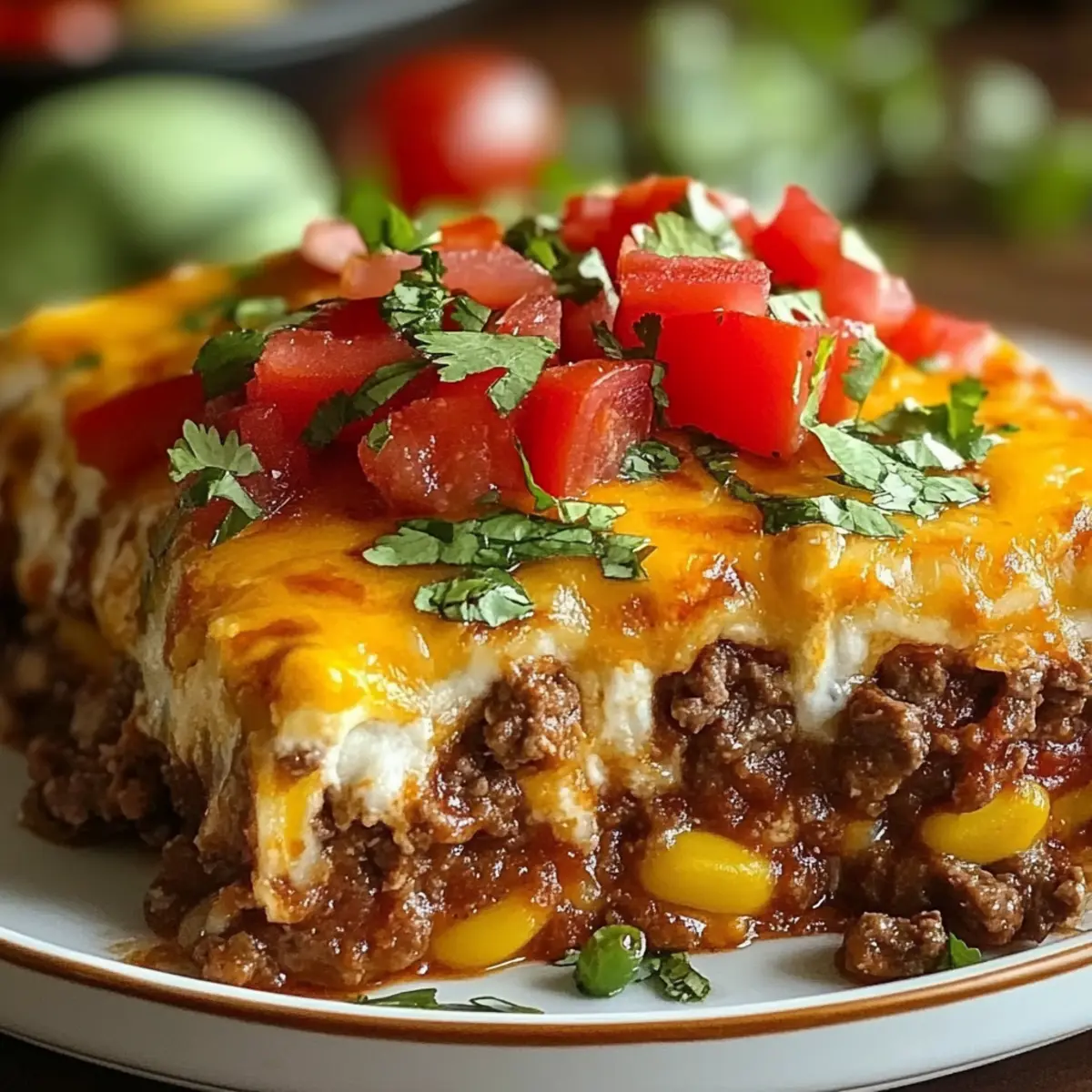 Beef Enchilada Casserole