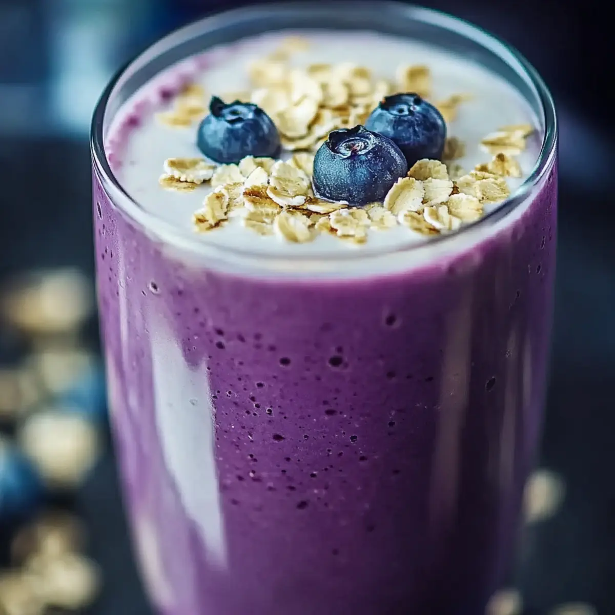 Blueberry Oatmeal Smoothie