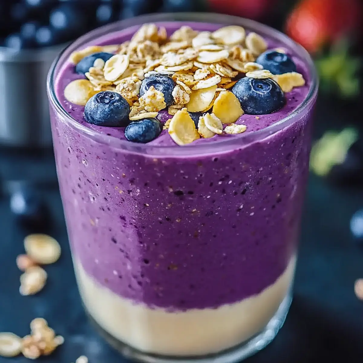 Blueberry Oatmeal Smoothie