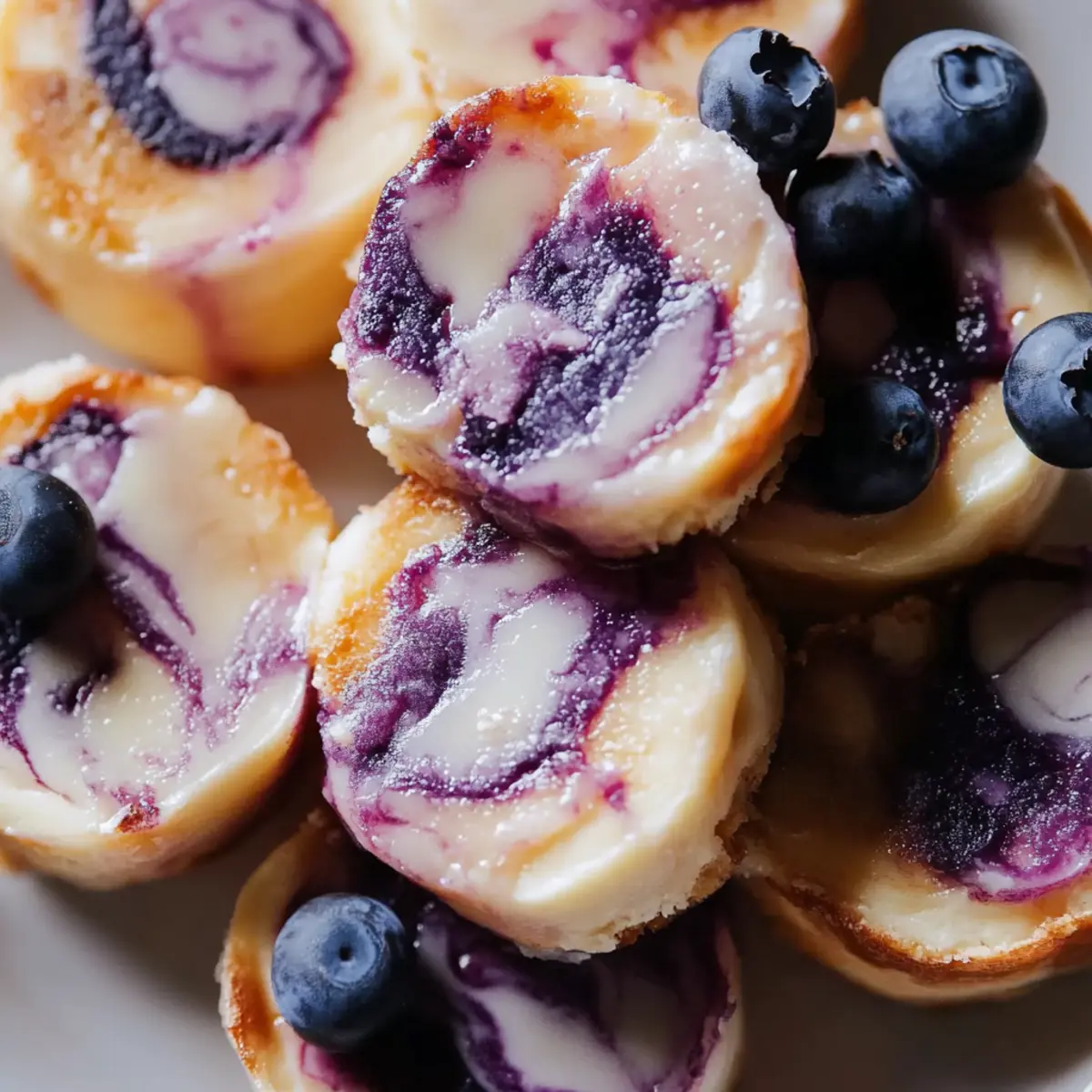 Blueberry Swirl Yogurt Bites