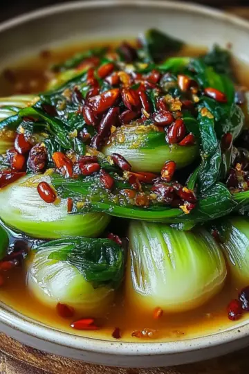 Bok Choy Soup With Garlic And Ginger