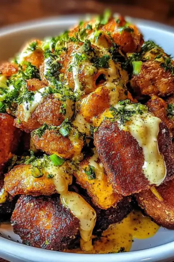 Buffalo Bites Bowl with Crispy Potatoes & Shaved Brussels