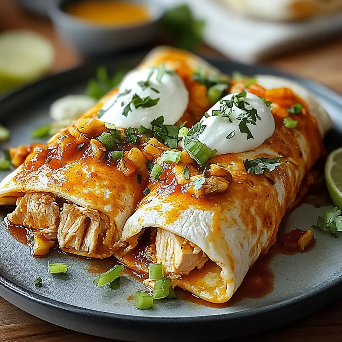 Cheesy Buffalo Chicken Burritos