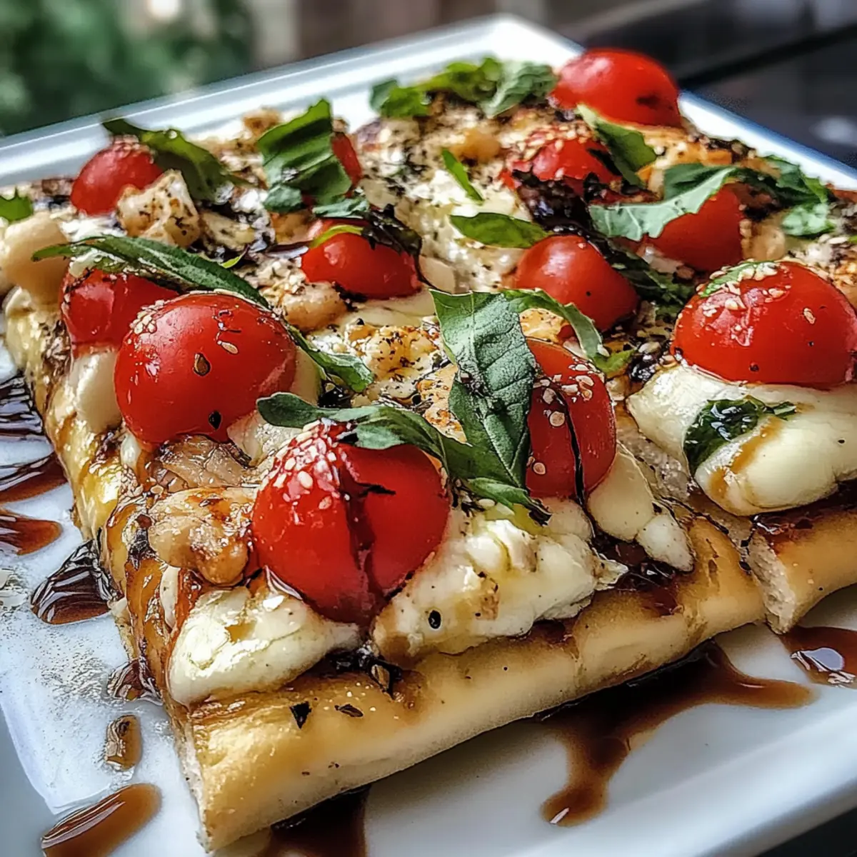 Chicken Caprese Flatbread
