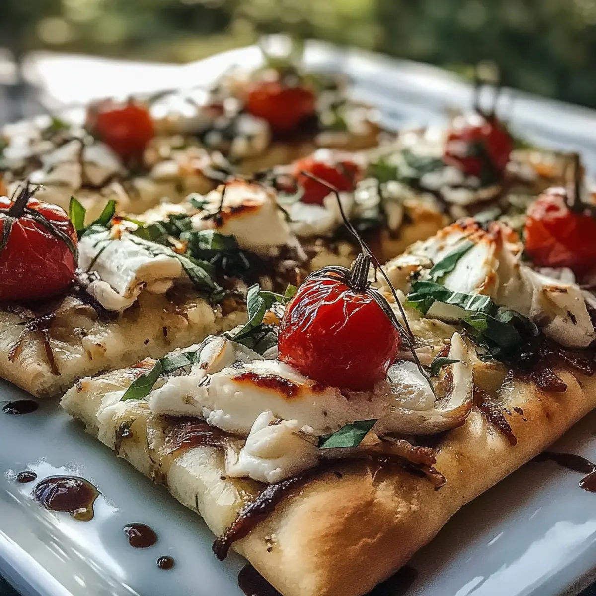 Chicken Caprese Flatbread