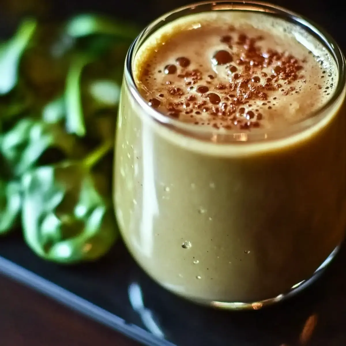 Chocolate Spinach Smoothie