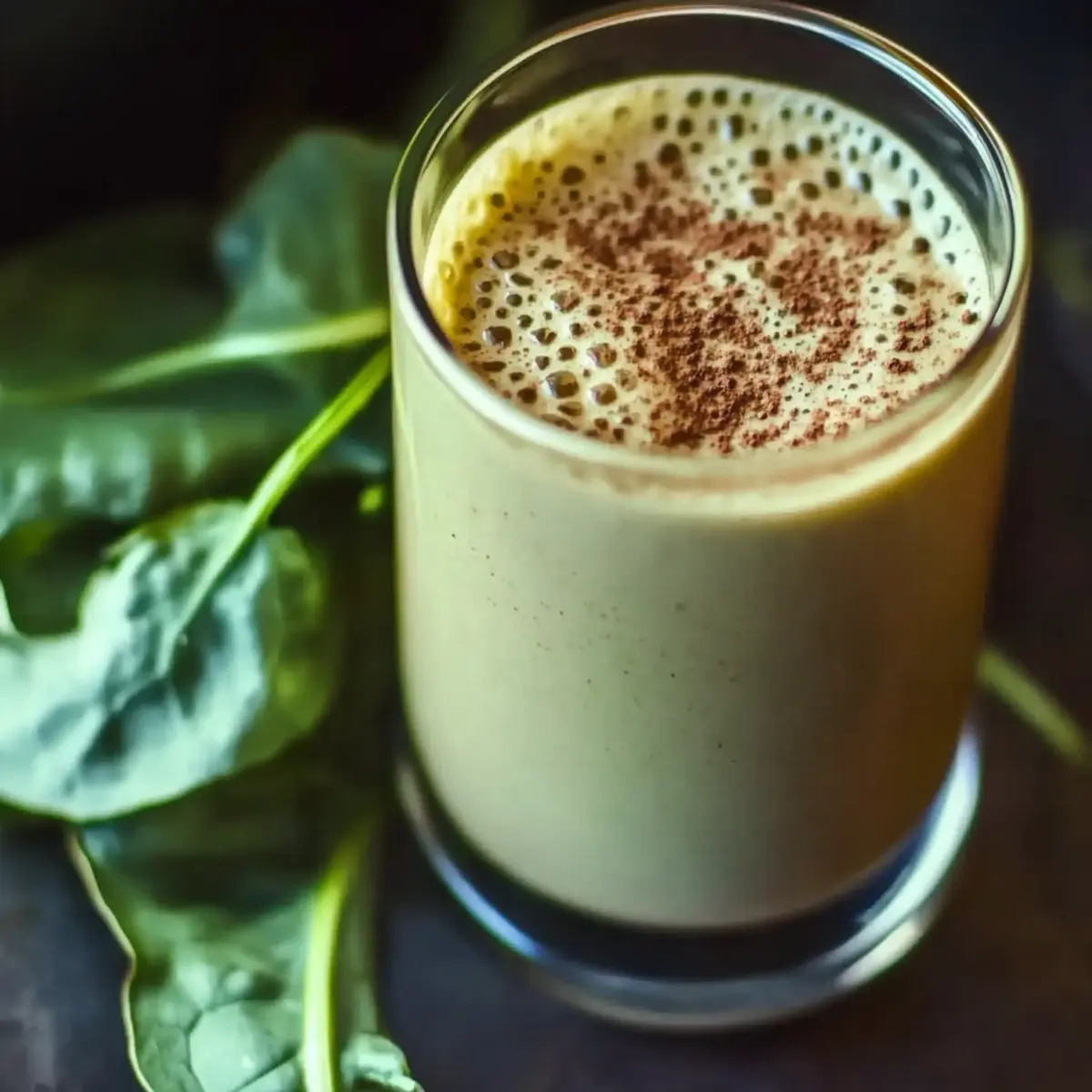 Chocolate Spinach Smoothie