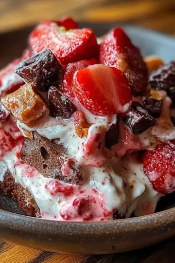 Chocolate Strawberry Greek Yogurt Clusters