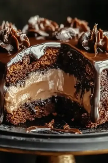 Chocolate Turtle Cake