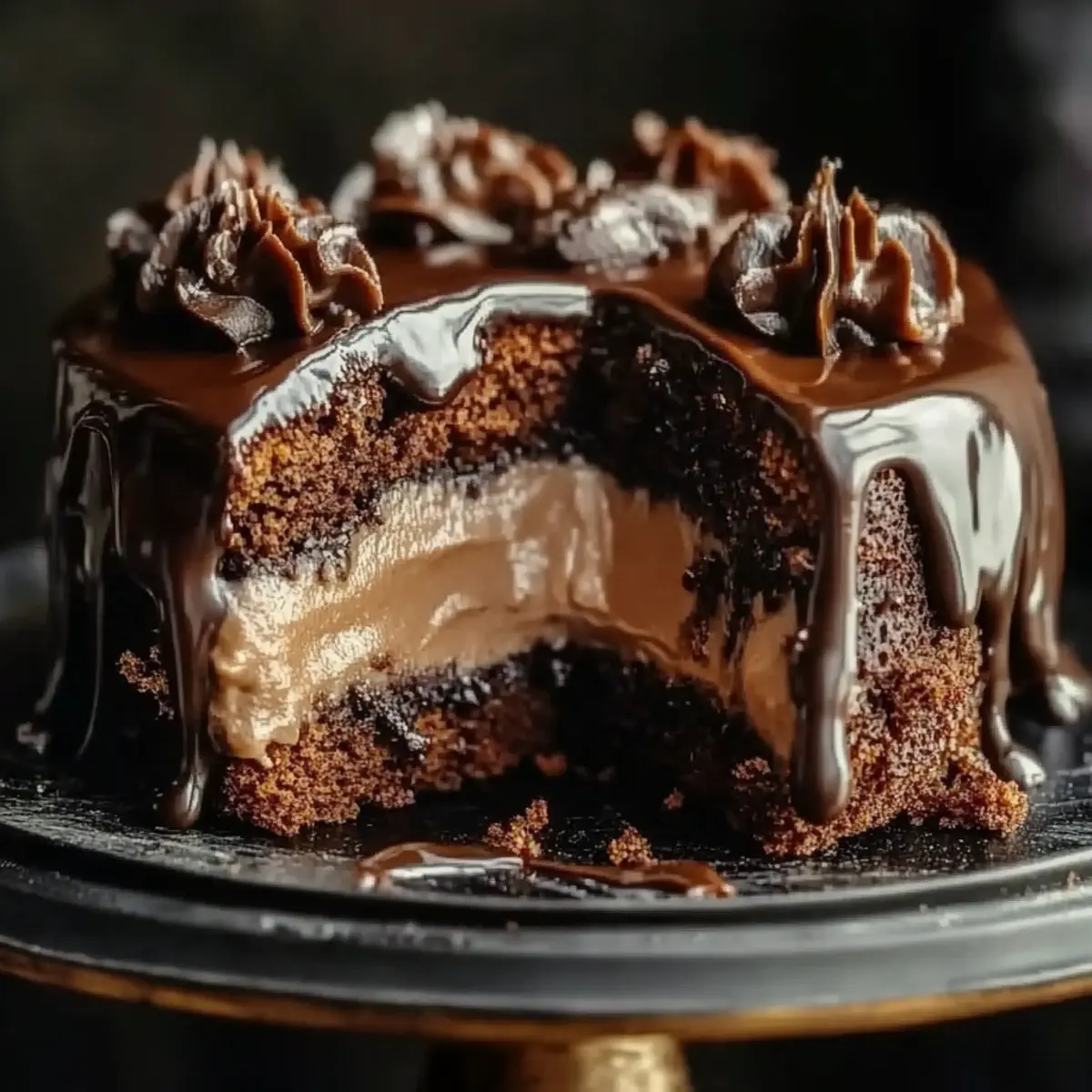 Chocolate Turtle Cake