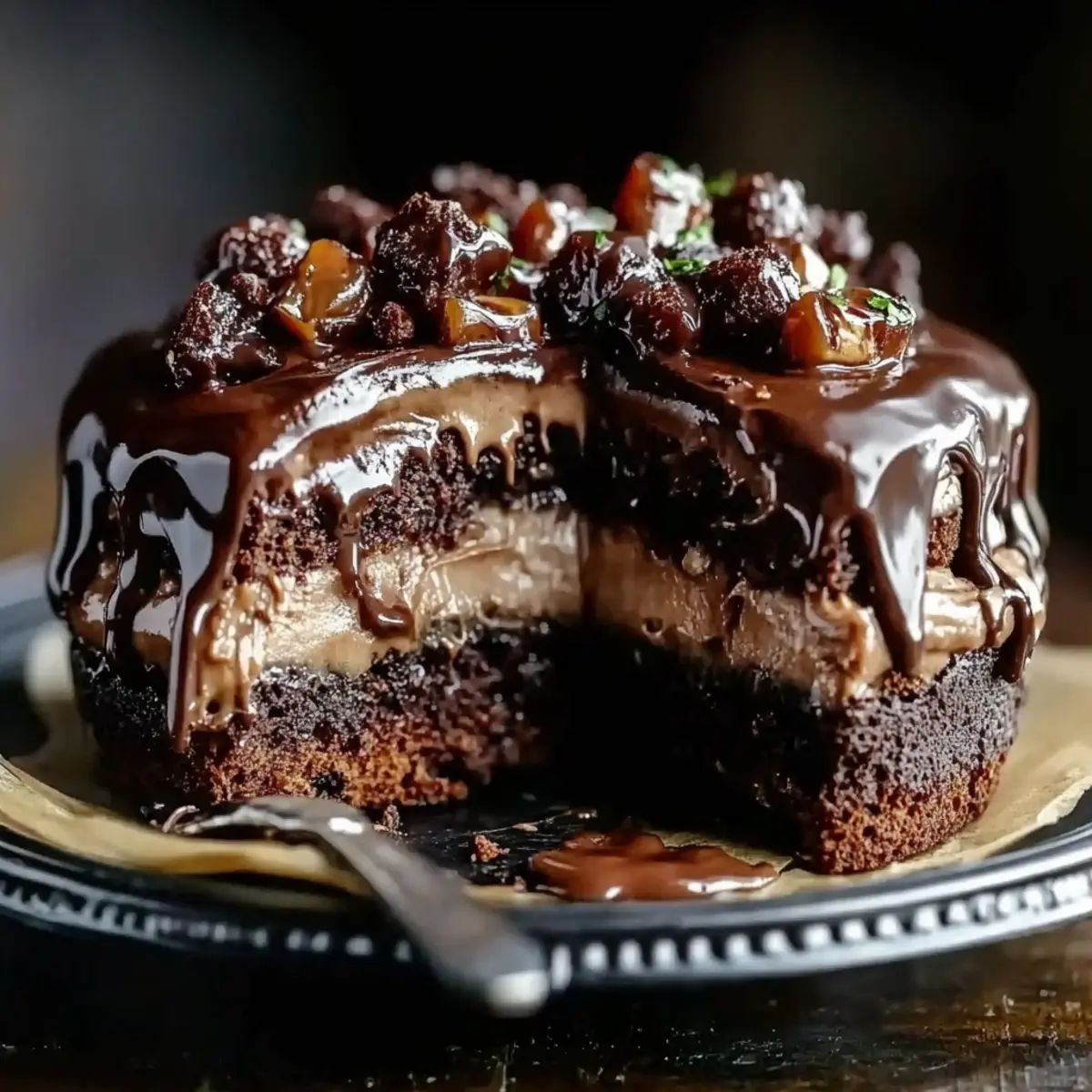 Chocolate Turtle Cake