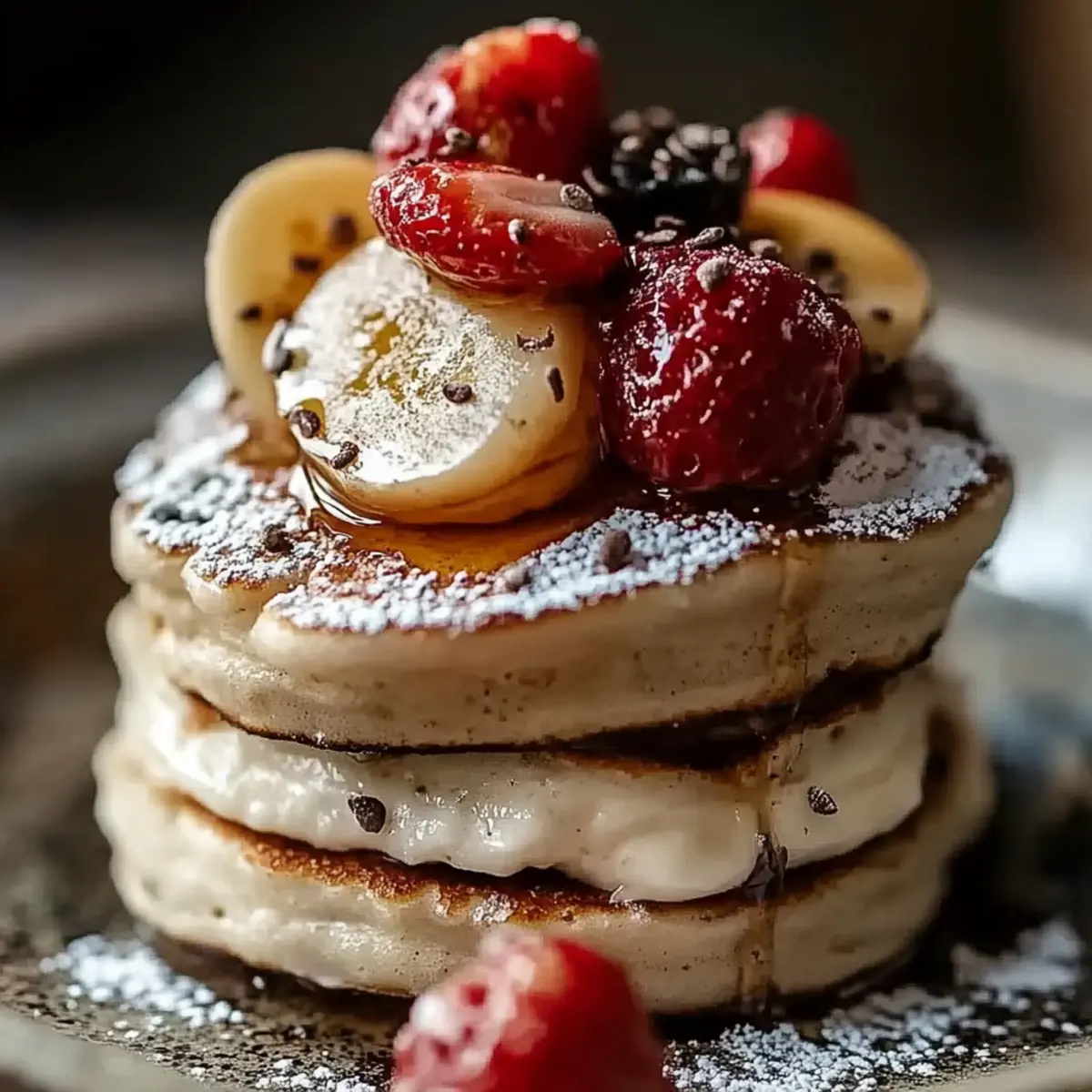 Cottage Cheese Banana Oat Protein Pancake Bites