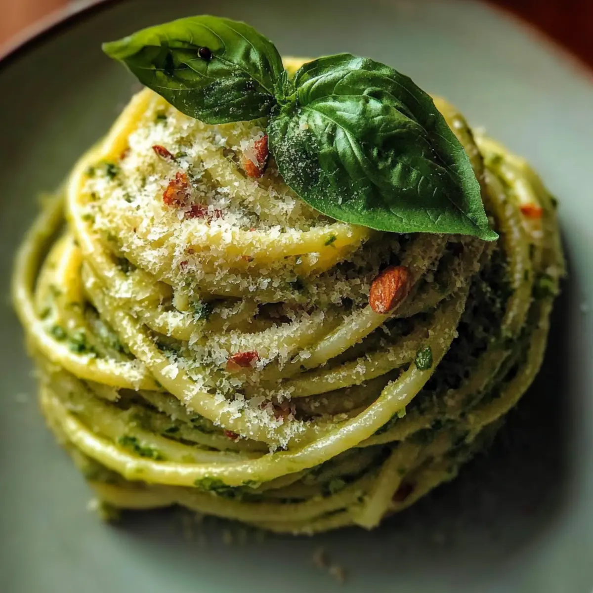 Creamy Fresh Italian Basil Pesto