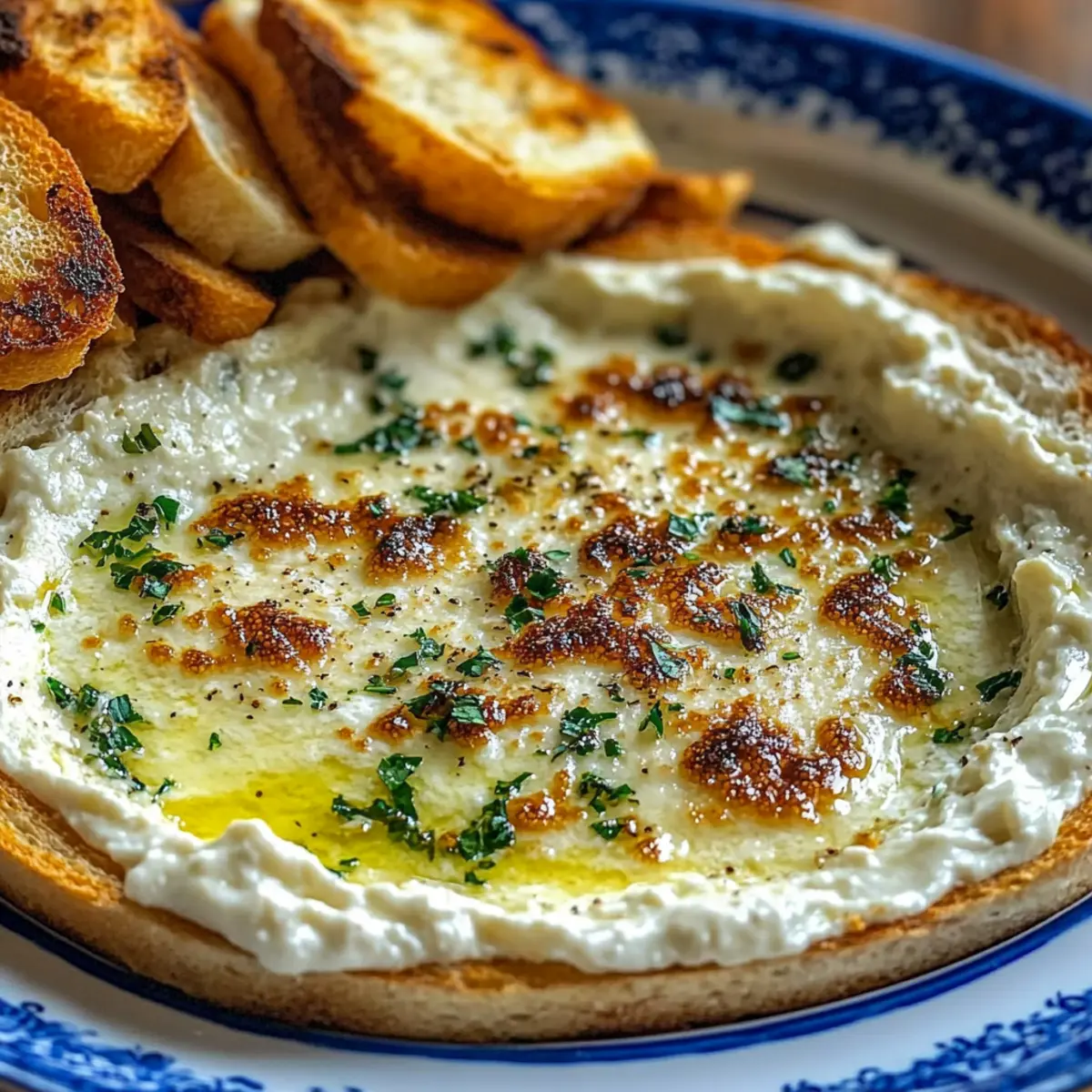 Creamy Roasted Garlic Bread Dip
