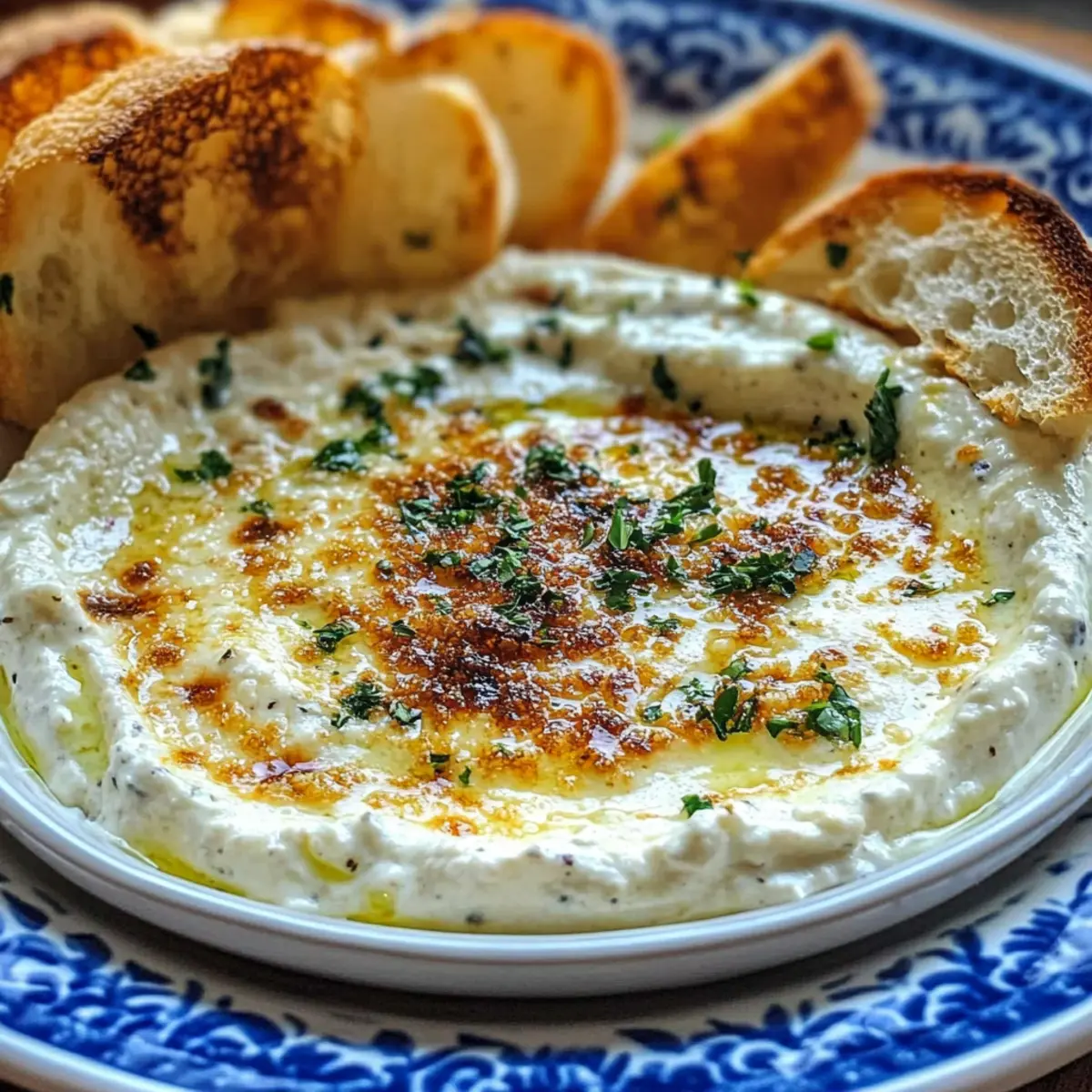 Creamy Roasted Garlic Bread Dip