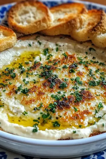 Creamy Roasted Garlic Bread Dip