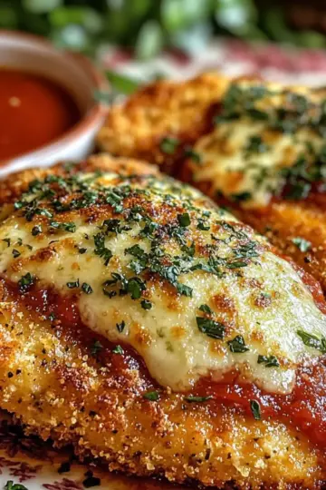 Crispy Baked Italian Chicken Parmesan