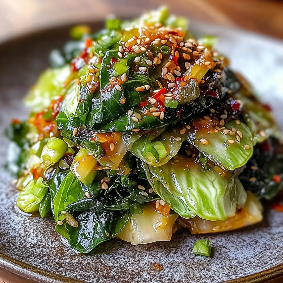 Crunchy Tangy Japanese Yamitsuki Cabbage