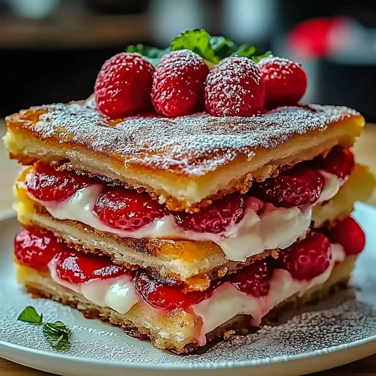 Fried Strawberry Cheesecake Sandwiches