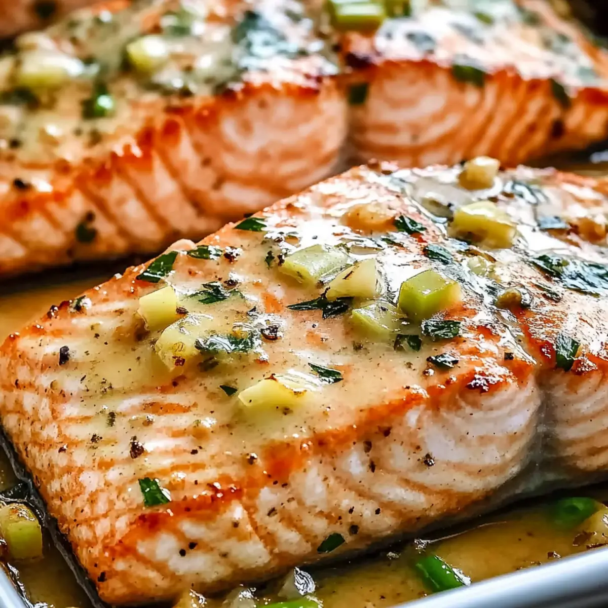 Garlic Butter Baked Salmon